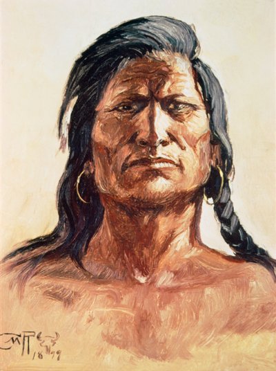 Shoshone Tribesman بواسطة تشارلز ماريون راسل