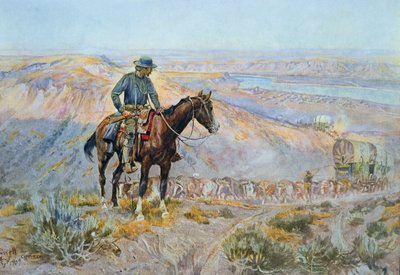The Wagon Boss (زيت على قماش) بواسطة تشارلز ماريون راسل