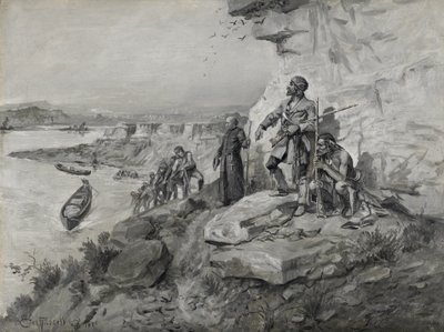 المسافرون ، 1898 بواسطة تشارلز ماريون راسل