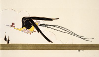 طائر الجنة ، من لا مود في تسع مائة واثني عشر. في مارسيل ديماي. حانة 1912 (استنسل طباعة) بواسطة تشارلز مارتن