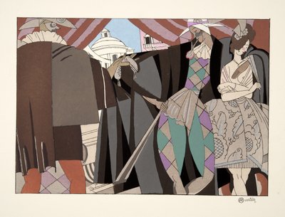 كوميدي إيتاليان ، من Sports & Entertainment ، حانة. 1914 (استنسل) بواسطة تشارلز مارتن