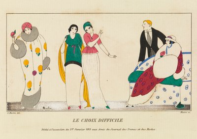 طبق من quot;Le Choix Difficlequot; بواسطة تشارلز مارتن
