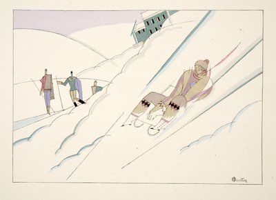 مزلقة ، من الرياضة والترفيه ، حانة. 1914 (استنسل) بواسطة تشارلز مارتن