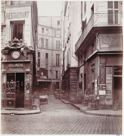 إمباسي سانت كلود ، من شارع سانت سوفور ، باريس ، بين 1858-1878 بواسطة تشارلز مارفيل