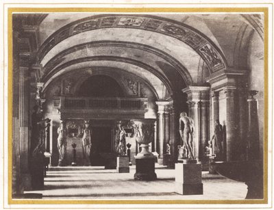 غرفة Caryatids ، في متحف اللوفر ، ج. 1851. بواسطة تشارلز مارفيل