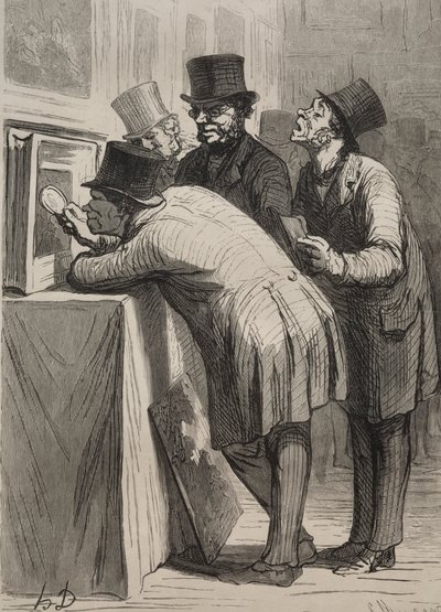 غرفة المزاد: الهواة بواسطة بعد Honoré Daumier