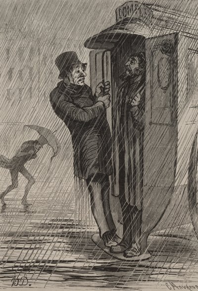 الجامع: ممتلئ بواسطة بعد Honoré Daumier