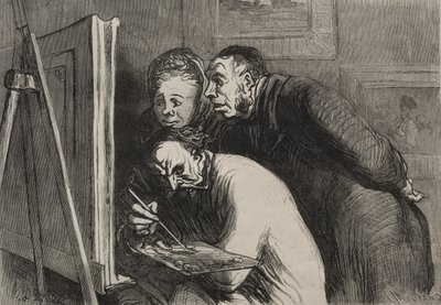 الرسامين والبرجوازية بواسطة بعد Honoré Daumier