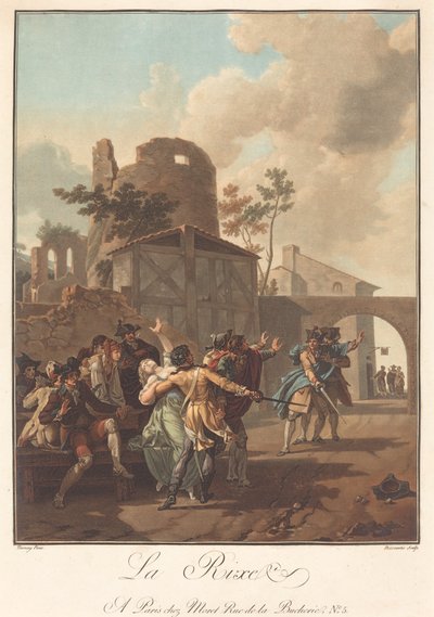 لا ريكس ذا براول ، ج. 1792. بواسطة تشارلز ملكيور ديسكورتيس