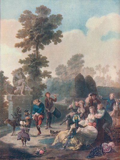 "الدف" ، 1780 بواسطة تشارلز ملكيور ديسكورتيس