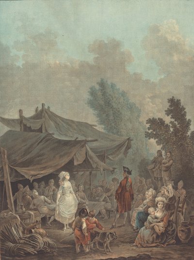عرس قرية Noce de Village ، 1785. بواسطة تشارلز ملكيور ديسكورتيس