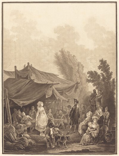 عرس قرية Noce de Village ، 1785. بواسطة تشارلز ملكيور ديسكورتيس