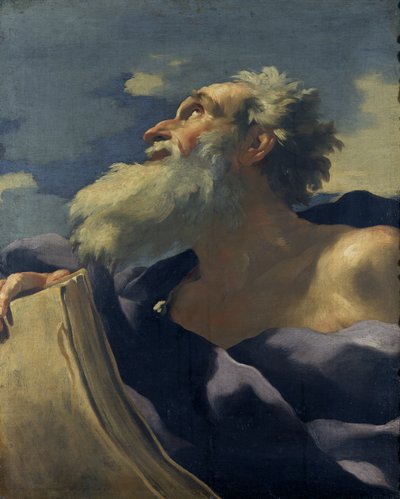 The head of a prophet, c.1627-35 (oil on canvas) بواسطة تشارلز ميلين