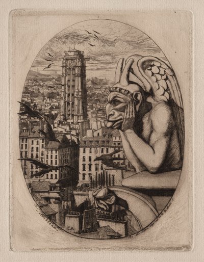 نقش باريس: The Gargoyle بواسطة تشارلز ميريون