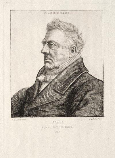 LJ Marie Bizeul ، عالم آثار بريتون ، 1860-1861. بواسطة تشارلز ميريون