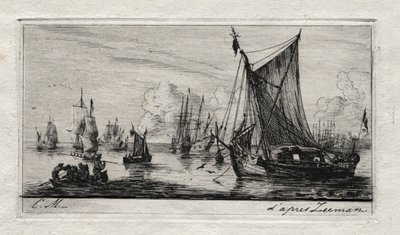 صيادو البحر الجنوبي ، 1850. بواسطة تشارلز ميريون