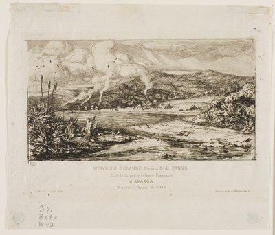 المستعمرة الفرنسية الصغيرة في أكاروا 1845 بواسطة تشارلز ميريون