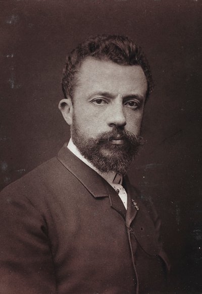 الألبوم الفني والسيرة الذاتية ، السنة الخامسة ، صالون 1885 ؛ صورة للرسام البلجيكي إيفاريست كاربنتير (1845-1922) بواسطة Charles Michelez