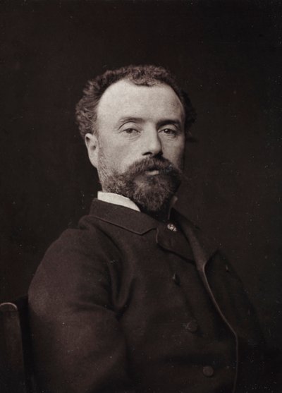 الألبوم الفني والسيرة الذاتية ، السنة الخامسة ، صالون 1885 ؛ صورة للرسام الفرنسي هيبوليت دومينيك برتو (1843-1926) بواسطة Charles Michelez
