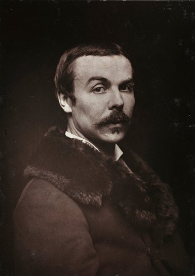الألبوم الفني والسيرة الذاتية ، السنة الخامسة ، صالون 1885 ؛ صورة للرسام الفرنسي ألبرت بيتانيير (1851-1932) بواسطة Charles Michelez