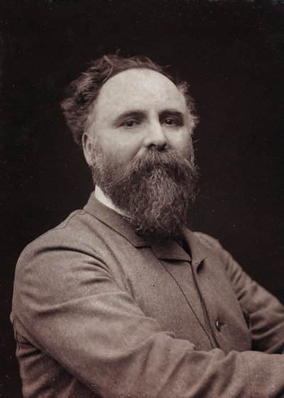 الألبوم الفني والسيرة الذاتية ، السنة الخامسة ، صالون 1885 ؛ صورة للرسام الفرنسي Diogène Ulysse Napoléon Maillart (1840-1926) بواسطة Charles Michelez