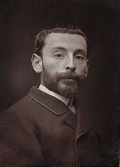 الألبوم الفني والسيرة الذاتية ، السنة السادسة ، صالون 1885 ؛ صورة للرسام الفرنسي الكسندر بلوخ (1862-1906) بواسطة Charles Michelez