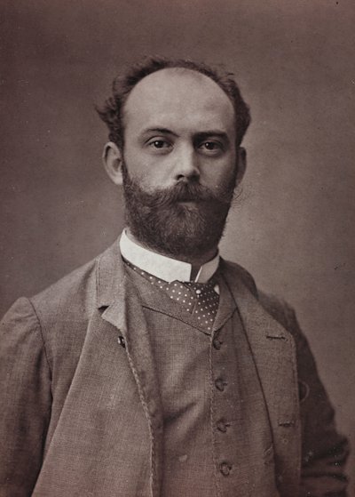 الألبوم الفني والسيرة الذاتية ، السنة السادسة ، صالون 1885 ؛ صورة للرسام الفرنسي إرنست بورديس (1852-1914) بواسطة Charles Michelez