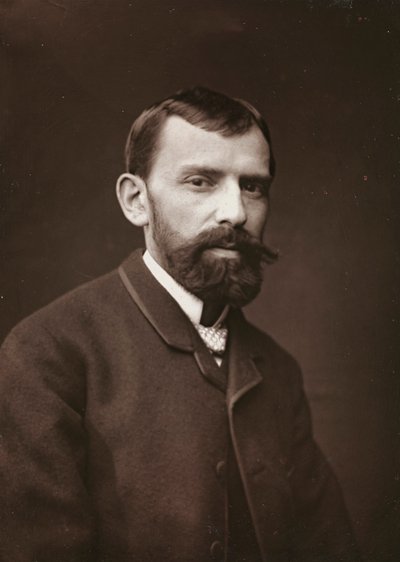 الألبوم الفني والسيرة الذاتية ، السنة السادسة ، صالون 1885 ؛ صورة للرسام الفرنسي فيكتور جابرييل جيلبرت (1847-1933) بواسطة Charles Michelez
