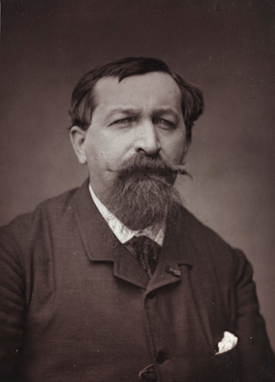 الألبوم الفني والسيرة الذاتية ، السنة السادسة ، صالون 1885 ؛ صورة للرسام جوزيف اميل غريديل (1839-1901) بواسطة Charles Michelez