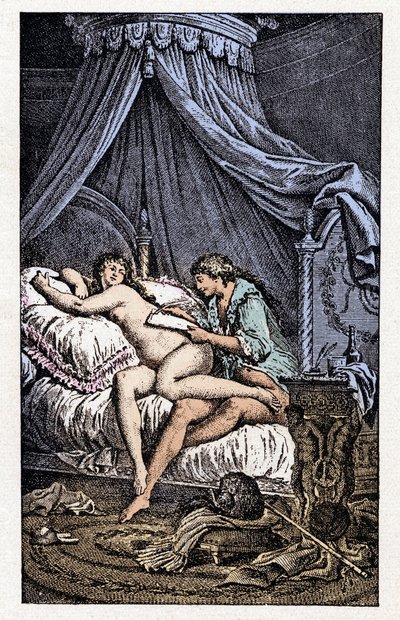 رسم توضيحي لفيلم "Liaisons Dangereuses" (نقش) بواسطة تشارلز مونيه