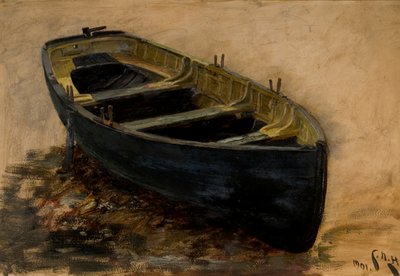 دراسة قارب 1901 (زيت على ورق) بواسطة تشارلز نابير هيمي