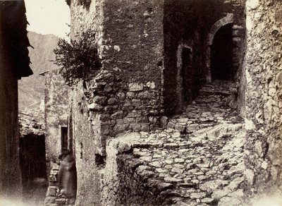 شارع في Sainte-Agnès بالقرب من Roquebrune بواسطة تشارلز نيجري