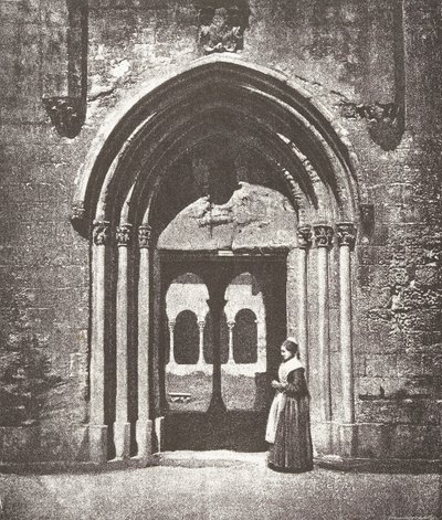 بوابة سان تروفيم ، مدخل الدير ، آرل ، كنيسة ميتروبوليتان في سان تروفيم ، ... ، 1852. بواسطة تشارلز نيجري