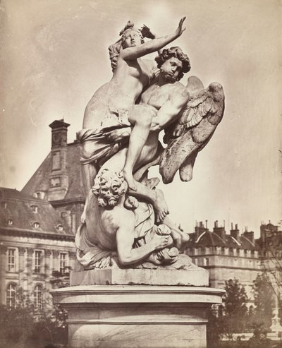 تمثال التويلري: ج. مارسي وأ. فلامين: بورياس يختطف أوريثيا، 1859 (صورة) بواسطة تشارلز نيجري