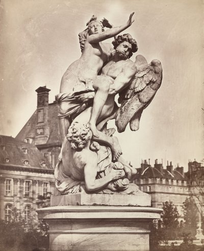 تمثال من التويلري: G.Marsy و A. Flamen: Boreas يختطف Orythia ، 1859. بواسطة تشارلز نيجري