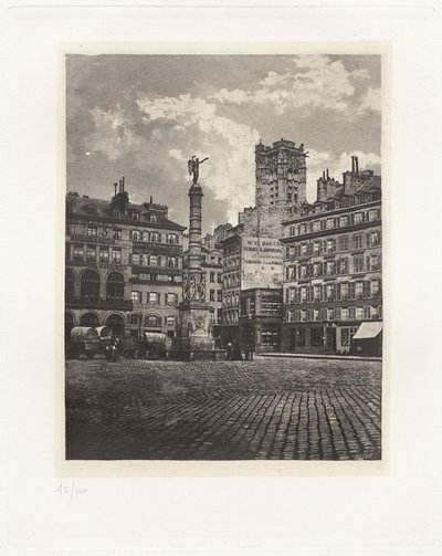 اللوحة V - Place du Châtelet (اللوحة V - Place du Châtelet) بواسطة تشارلز نيجري وأندريه جاميس