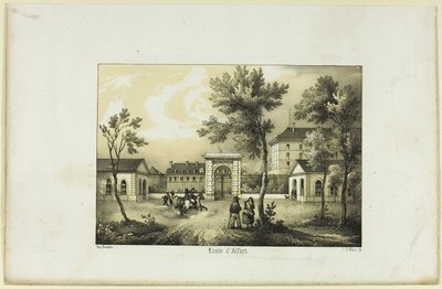 مدرسة ألفورت بواسطة Charles Nicolas Lemercier