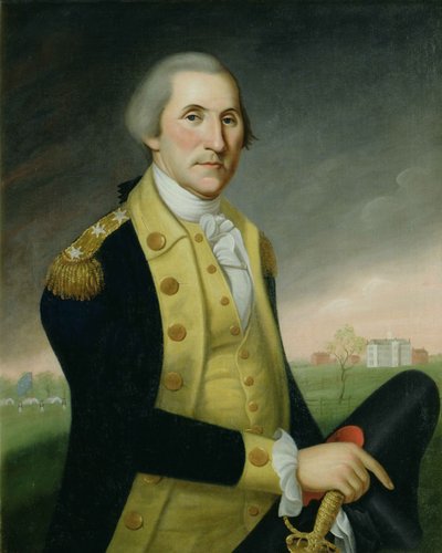جورج واشنطن في برينستون بواسطة Charles P & Peale Charles W (1741 1827) Polk