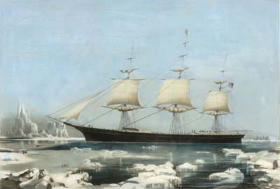Clipper Ship Red Jacket - في الجليد قبالة كيب هورن ، على ممرها من أستراليا ، إلى لي ... ، 1855 بواسطة تشارلز بارسونز