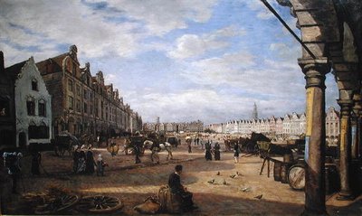 غراند بليس داراس في يوم السوق ، 1878 بواسطة تشارلز بول إتيان ديسافاري