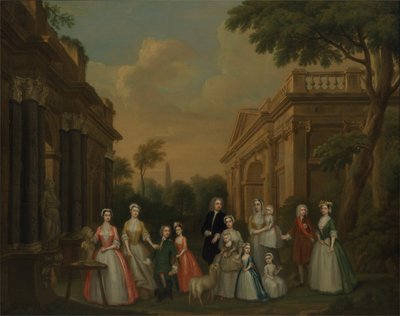 عائلة فينش ، حوالي عام 1732 (زيت على قماش) بواسطة تشارلز فيليبس