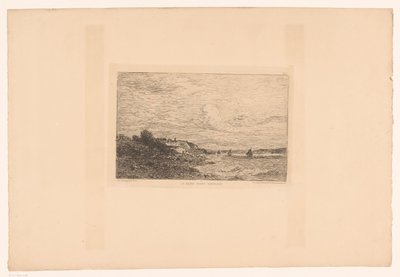 منظر لنهر السين في Honfleur La Seine قبل Honfleur (العنوان على الكائن) بواسطة ودوي ألفريد كادارت