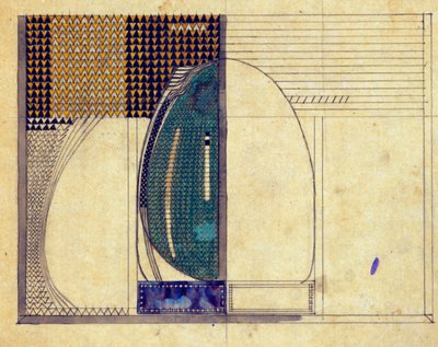 تصميم لـ WJ Bassett-Lowke ، 1916 بواسطة تشارلز ريني ماكينتوش
