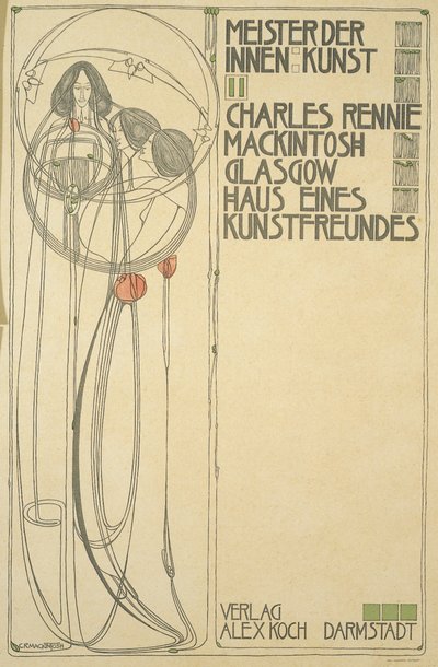 صفحة العنوان لـ House of a Art Lover (Master of Interior Art II) ، 1902 بواسطة تشارلز ريني ماكينتوش