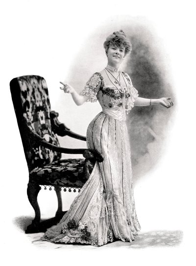 ممثلة باريسية ، Mademoiselle Charlotte Wiehe ، 1901. بواسطة تشارلز ريوتلينجر