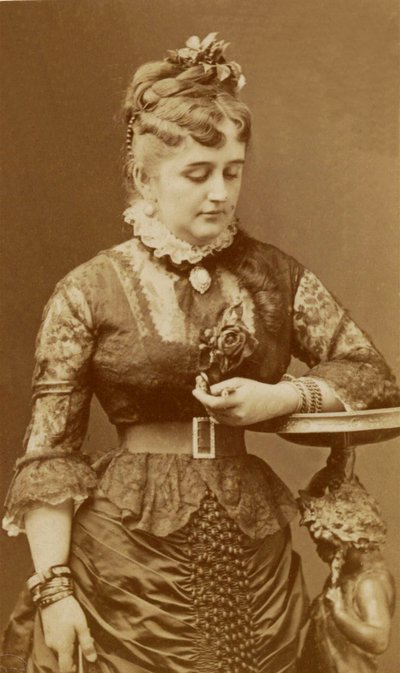 فاني لير ، c.1875 بواسطة Charles Reutlinger