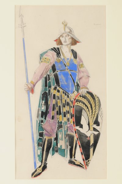 تصميم أزياء لتريستان ، 1920 (مرحاض على ورق) بواسطة تشارلز ريكيتس