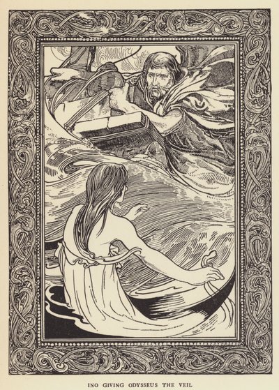 Ino إعطاء أوديسيوس الحجاب بواسطة Sir John Charles Robinson