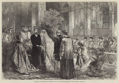 زواج دوق نورفولك من سيدة فلورا هاستينغز ، في Orator ، برومبتون بواسطة Sir John Charles Robinson