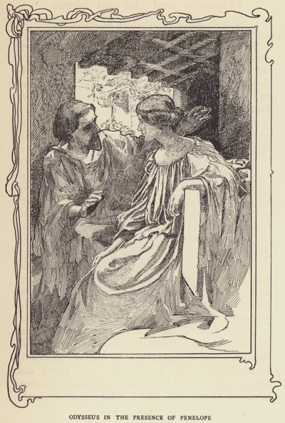 أوديسيوس بحضور بينيلوب بواسطة Sir John Charles Robinson